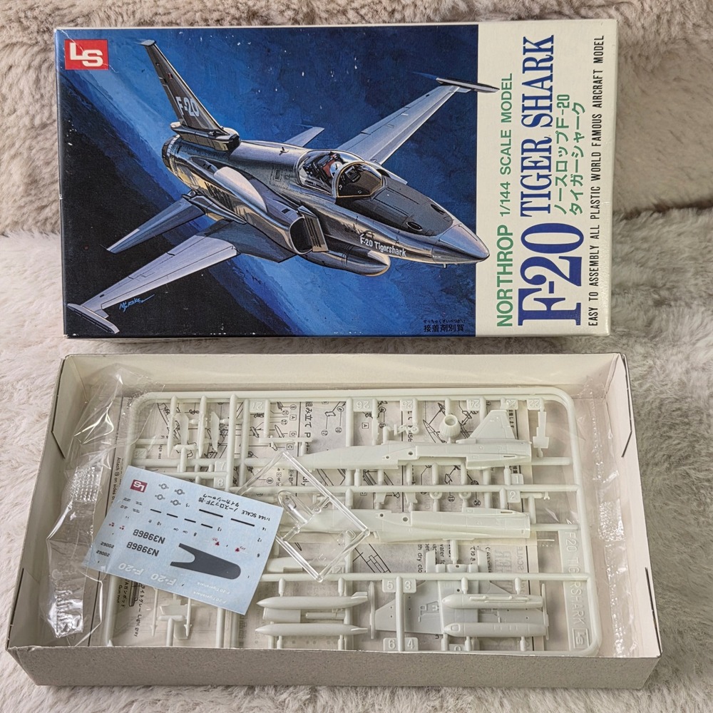 LS 1:144 Scale Northrop F20 Tiger Shark Plastic‎ Model Kit Easy Assembly